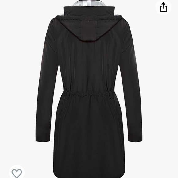 Twinklady Rain Jacket Women Windbreaker - Picture 2 of 3